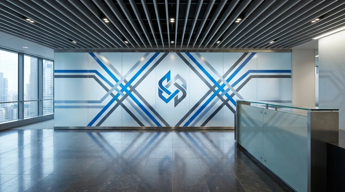 Reception Logo Wall