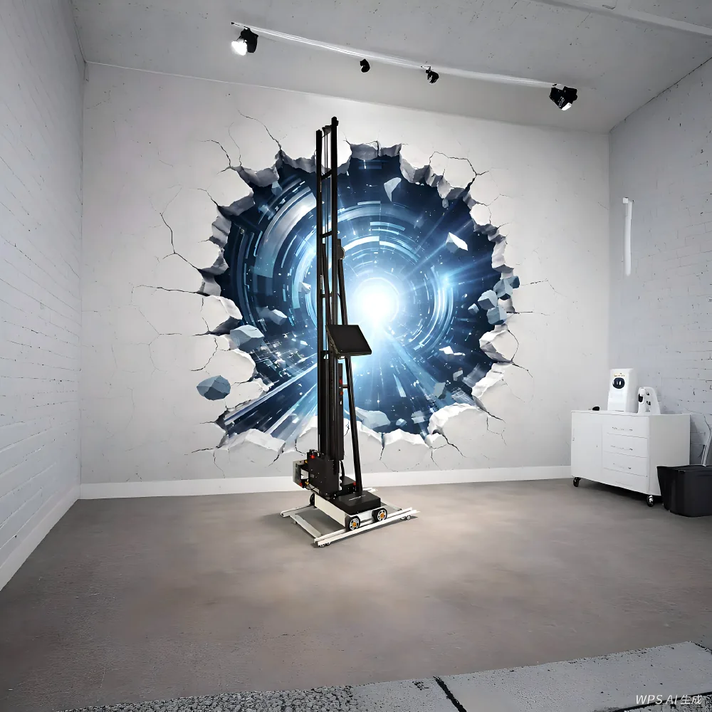 3D Portal Wall Mural — drywall wall mural in London