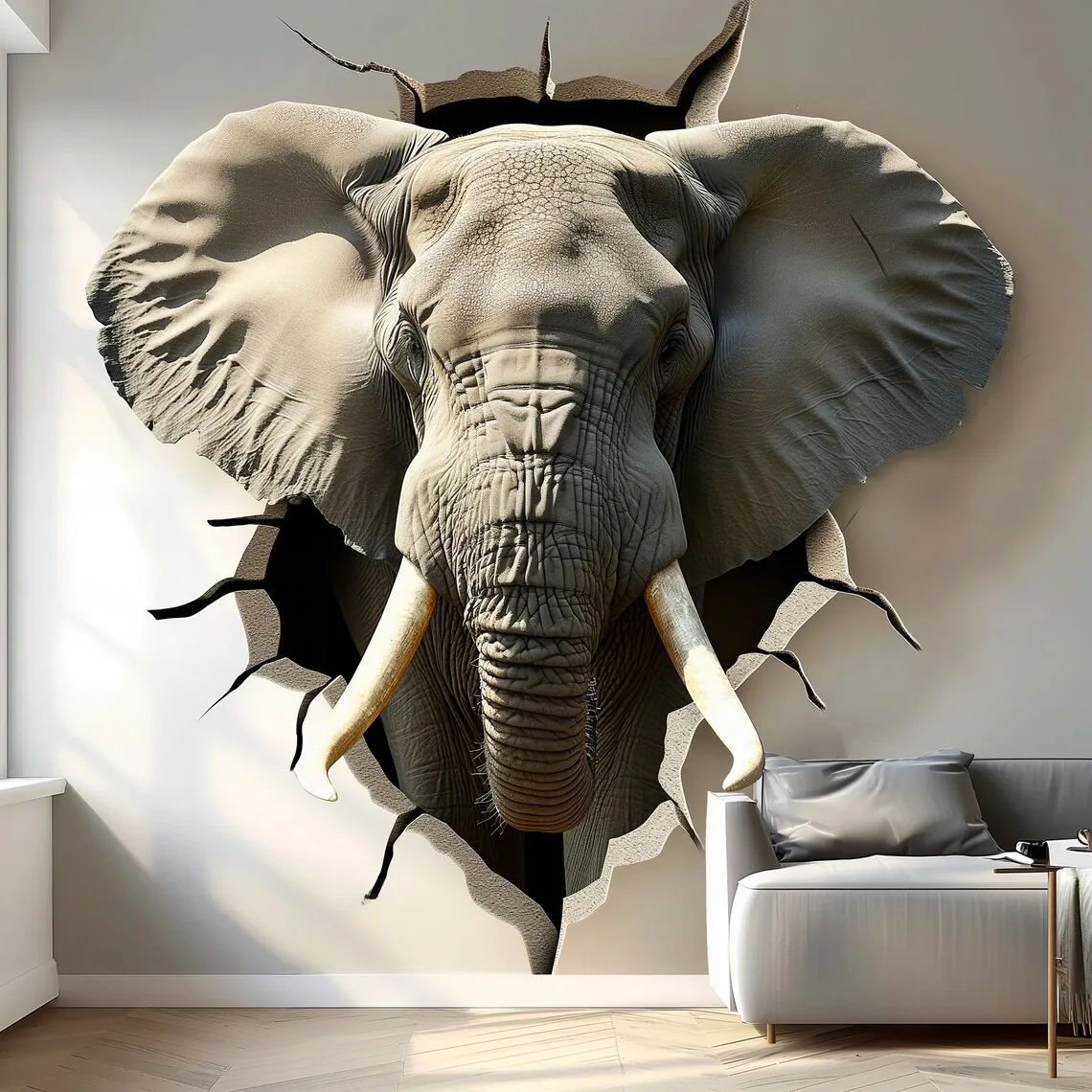 3D Effect Wall Murals